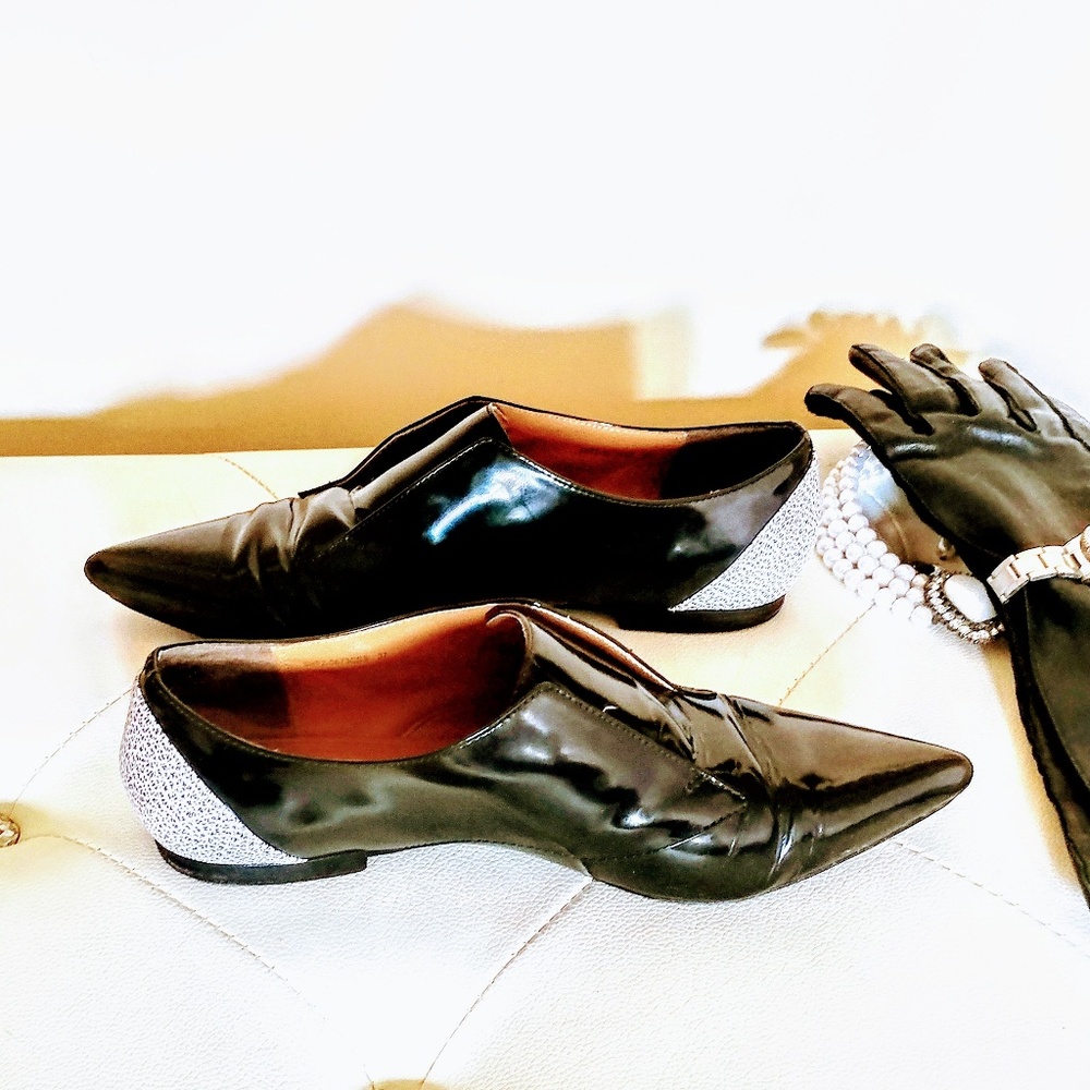 🍎Philip Lim 3.1 Nacy oxford pointed dress flats sz37 - Picture 6 of 8